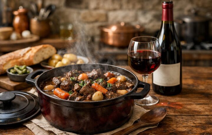 Quel vin servir avec un boeuf bourguignon ?