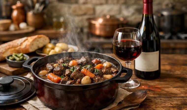 Quel vin servir avec un boeuf bourguignon ?